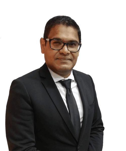 A portrait of Ramesh Sivakumar a/l R Ramaveloo a lawyer at Goik Ramesh & Loo